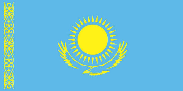 Флаг Казахстана - фотографии для скачивания